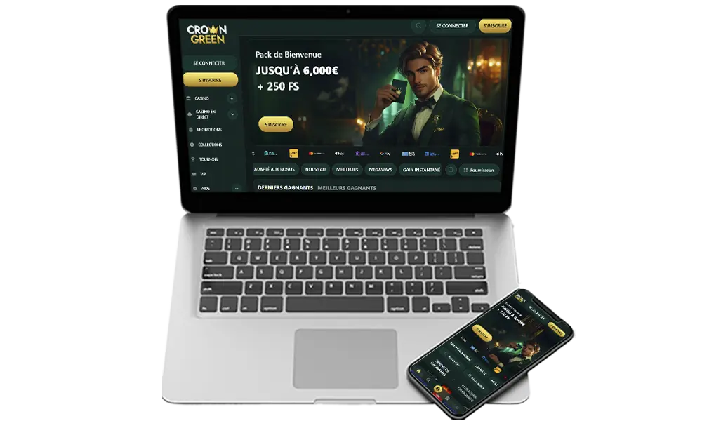 CrownGreen Casino België: officiële website en slots voor echt geld
